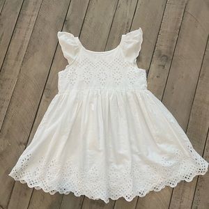 Girls 3T White Eyelet Dress